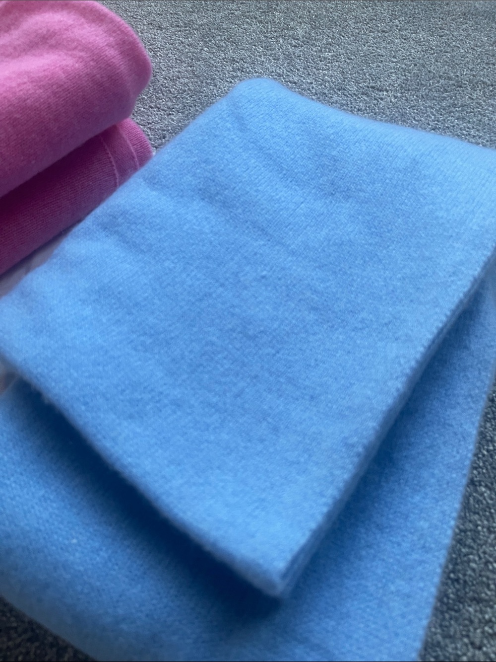 Cashmere wrap/scarf Women's Cozy Wrap Scarf  price is for one pink or blue - Picture 11 of 16